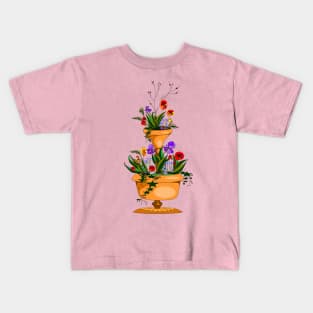 Planter with Wildflowers Kids T-Shirt